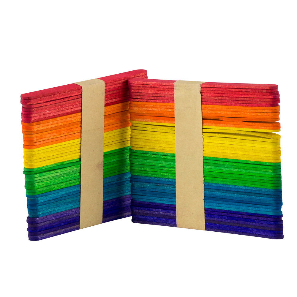 Paquete de 50 paletas de colores grande