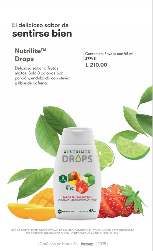 Producto Amway Drops 48 ml.