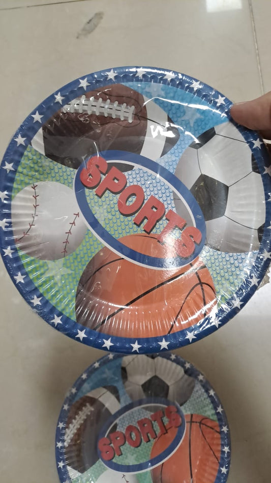 Plato temática futbol
