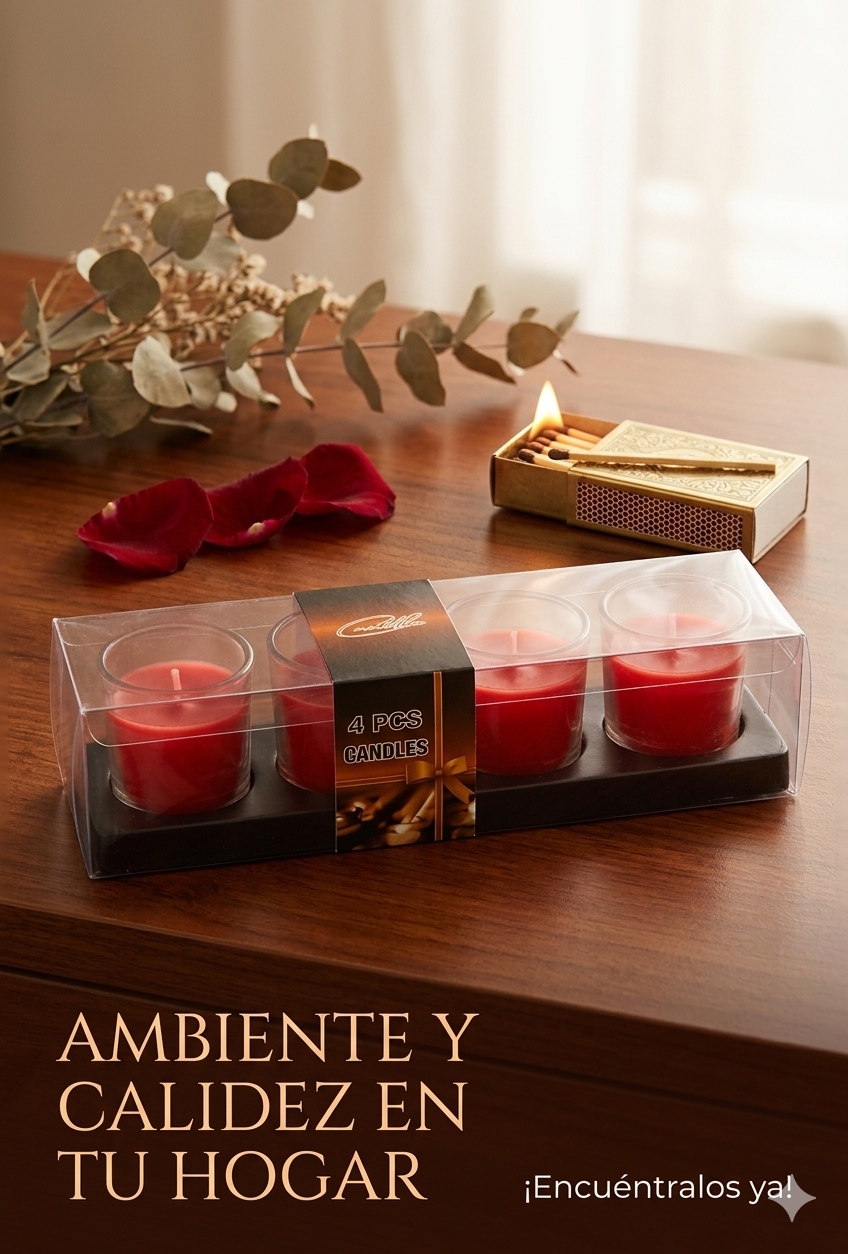 Velas decorativas aromaticas