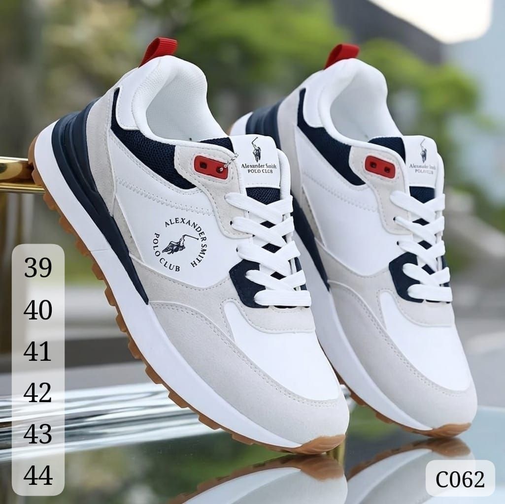 Tenis para caballero / Polo Blanco Beige