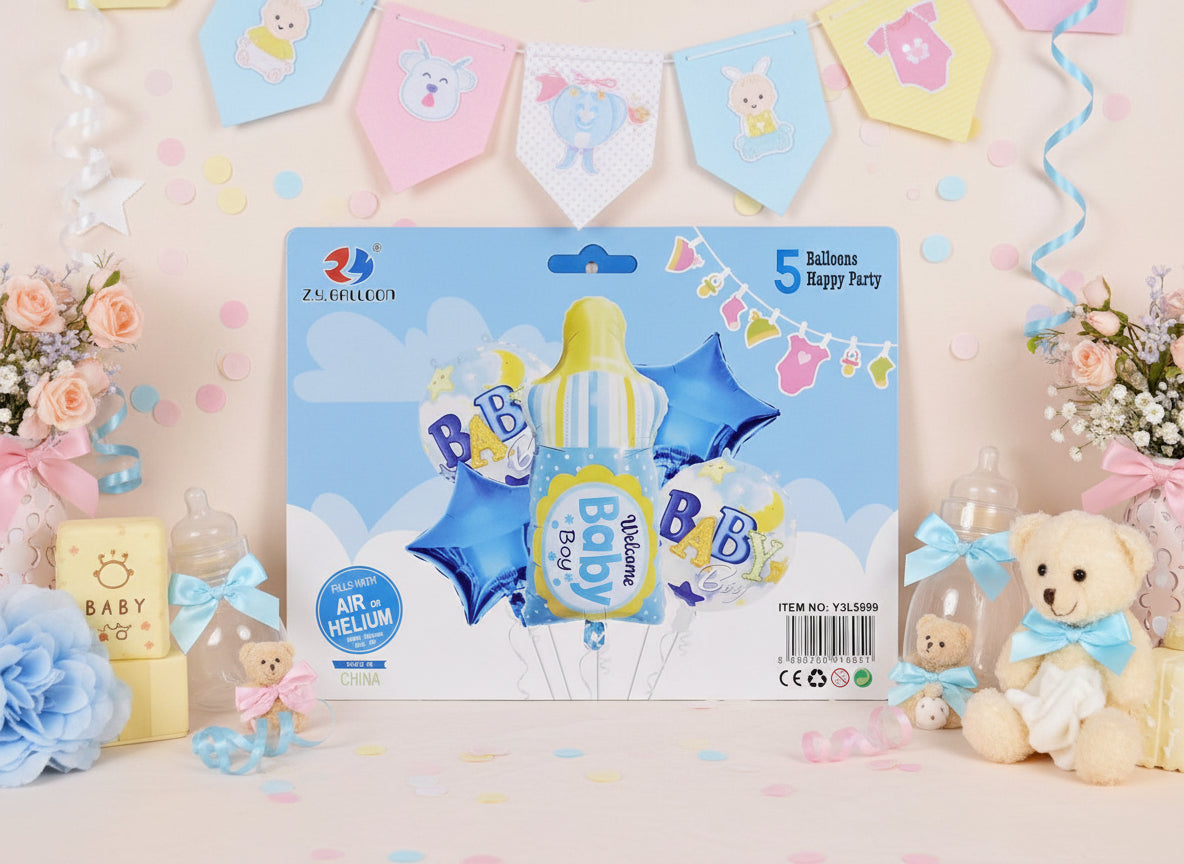 Globo para baby shower niño y niña