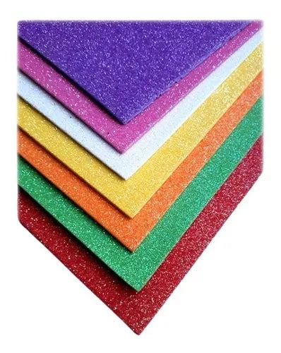Paquete colores de foami 10 unidades tamaño carta
