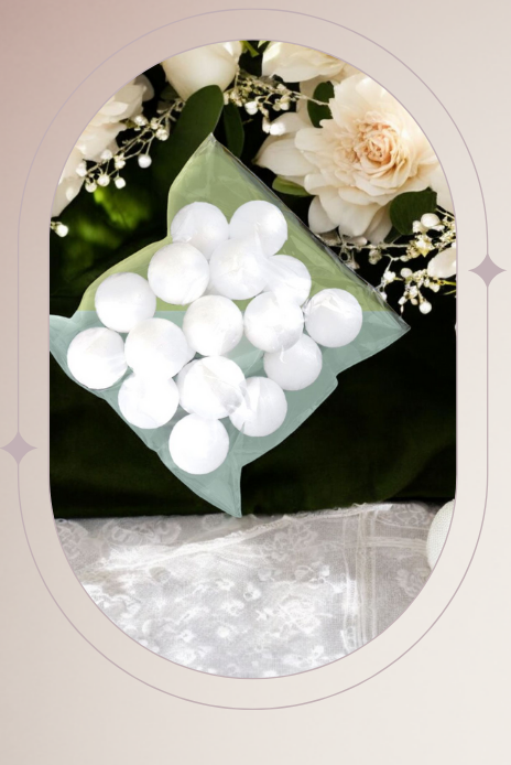 Bola de Unicel 2 cm ( unidad)